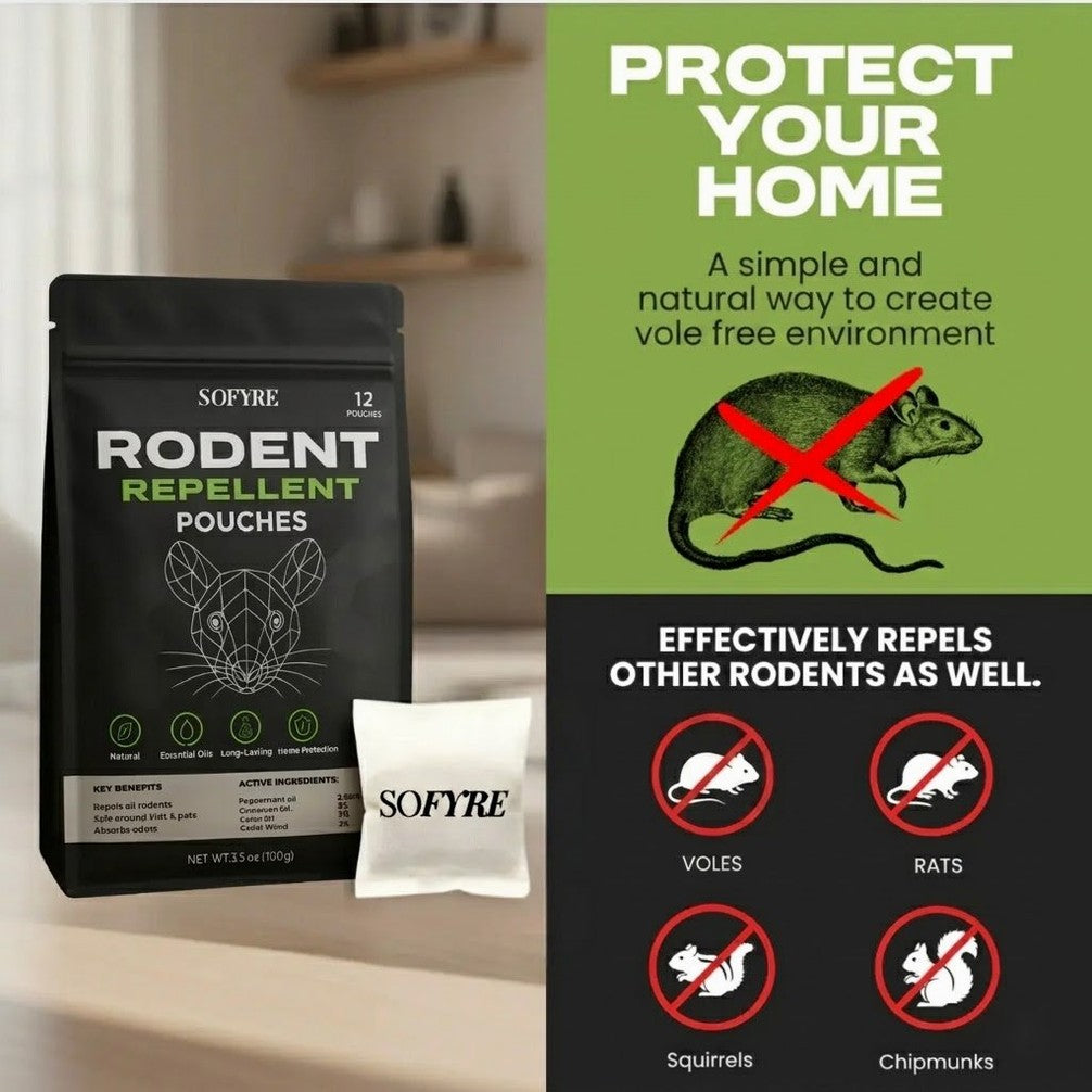 Vole Repellent Pouches 3