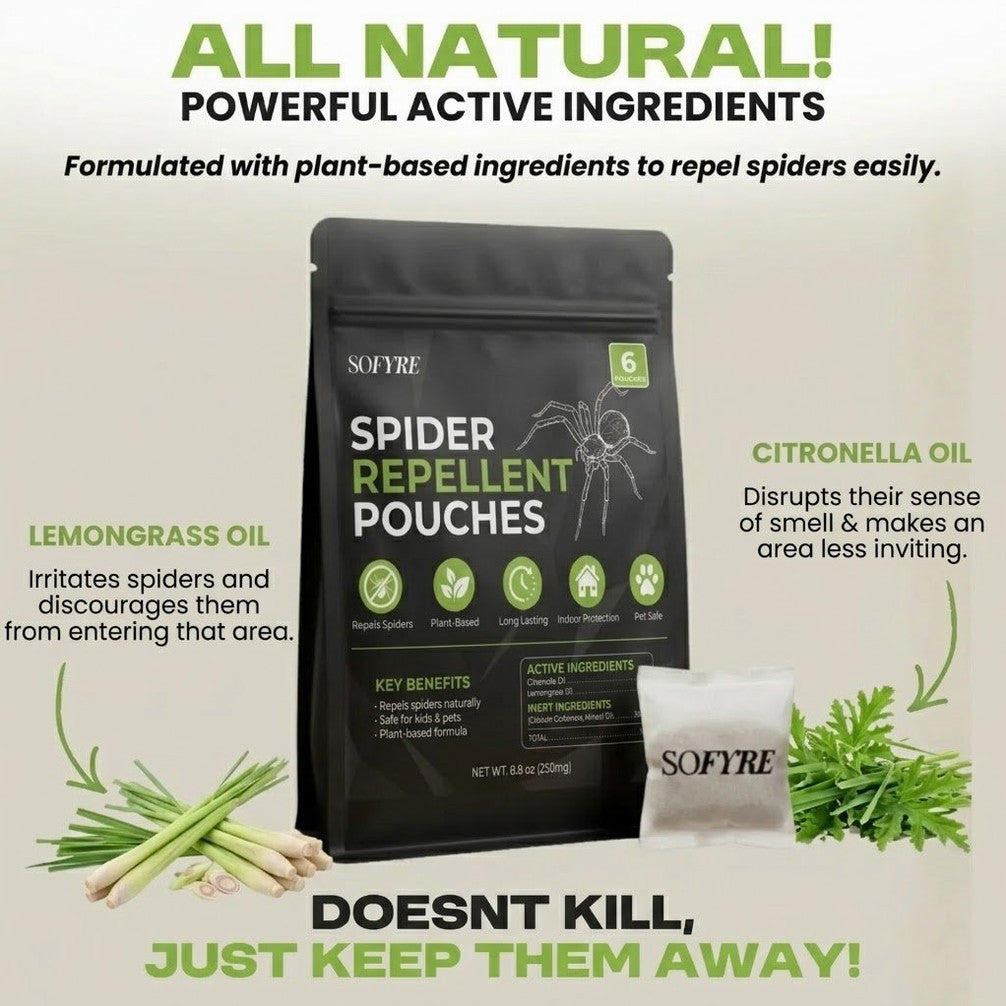 Spider Repellent Pouches 5